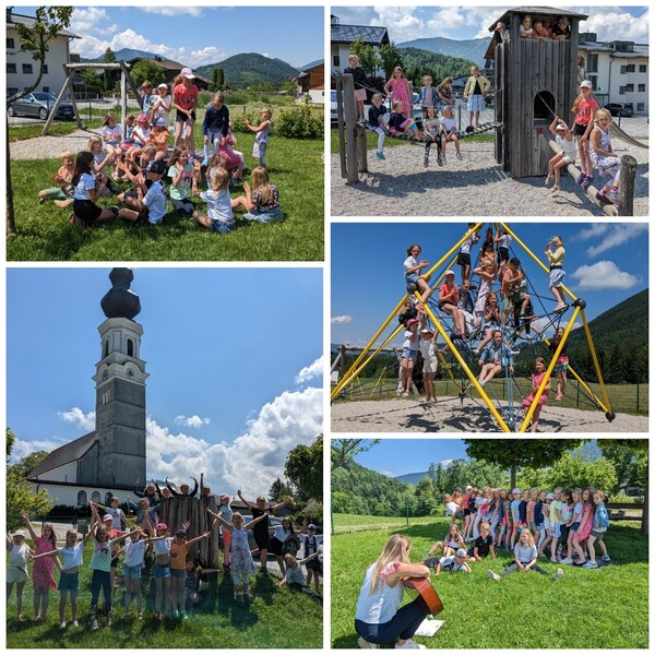 Chorstunde am Spielplatz