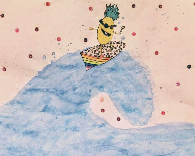 sommer ananas